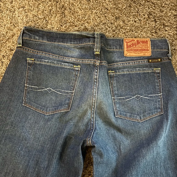 Women’s Lucky Brand Jeans Zoe Boot Size 10 - Picture 1 of 8